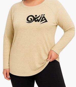 QUWA Long-Sleeve Tee – Inclusive, Sweat-Wicking Comfort for Every Move