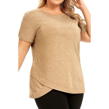 QUWA Short-Sleeve Tee – Inclusive, Sweat-Wicking Ease for Every Body