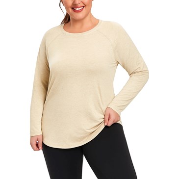 QUWA Long-Sleeve Tee – Inclusive, Sweat-Wicking Comfort for Every Move